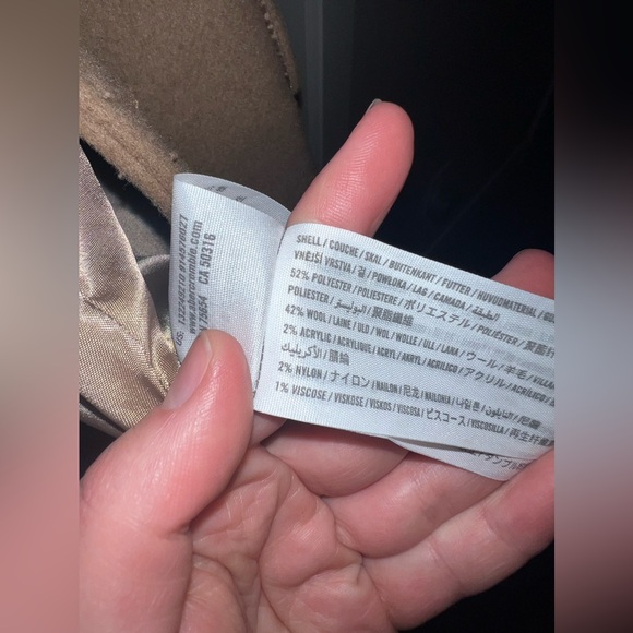 Men’s Abercrombie wool coat - Picture 11 of 11